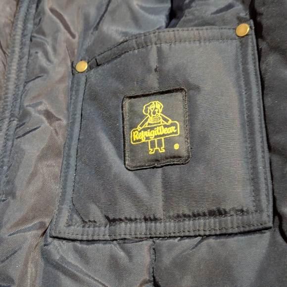 Refrigiwear Iron Tuff Insulated Jacket Black Faux Fur Collar - Picture 8 of 11